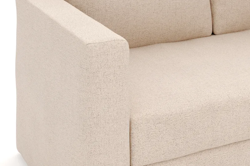 Alnaryd 2-3seters Sofa med Nedfellbar Armlene - Beige - Møbler - Sofaer - 2 seter sofa