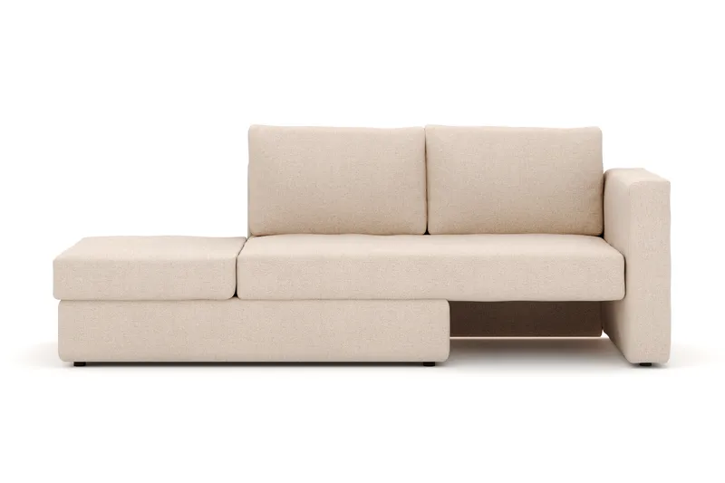 Alnaryd 2-3seters Sofa med Nedfellbar Armlene - Beige - Møbler - Sofaer - 2 seter sofa
