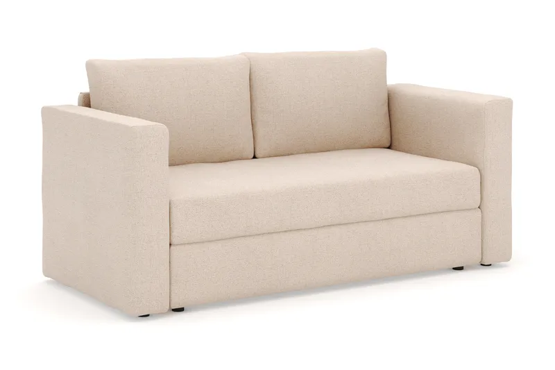 Alnaryd 2-3seters Sofa med Nedfellbar Armlene - Beige - Møbler - Sofaer - 2 seter sofa