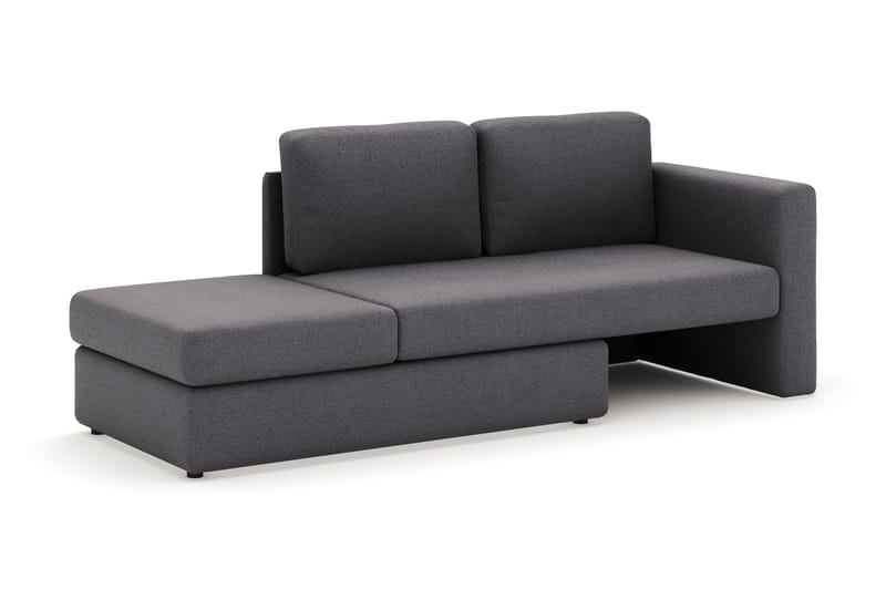 Alnaryd 2-3seters Sofa med Nedfellbar Armlene - Grå - Møbler - Sofaer - 2 seter sofa