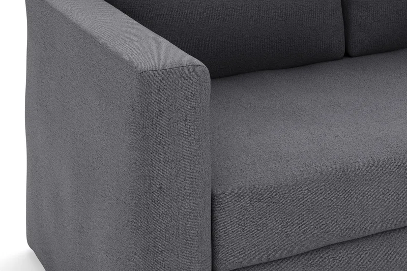 Alnaryd 2-3seters Sofa med Nedfellbar Armlene - Grå - Møbler - Sofaer - 2 seter sofa