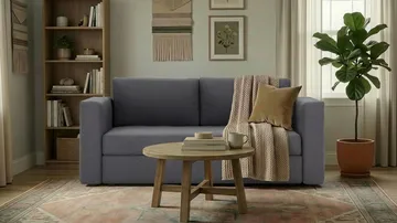 Alnaryd 2-3seters Sofa med Nedfellbar Armlene - Grå - Møbler - Sofaer - 2 seter sofa