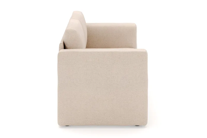 Alnaryd 2-3seters Sovesofa med Nedfellbar Armlene - Beige - Møbler - Sofaer - Sovesofaer - 2 seters sovesofa
