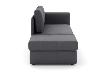 Alnaryd 2-3seters Sovesofa med Nedfellbar Armlene - Grå - Møbler - Sofaer - Sovesofaer - 2 seters sovesofa