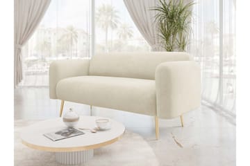 Alros Soffa 2-sits - Beige - Møbler - Sofaer - Fløyelssofaer