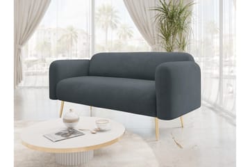 Alros Soffa 2-sits - Grå - Møbler - Sofaer - Fløyelssofaer