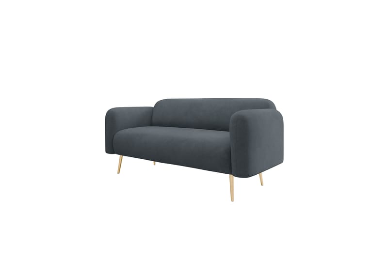 Alros Soffa 2-sits - Grå - Møbler - Sofaer - Fløyelssofaer