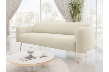 Alros Soffa 3-seter - Beige - Møbler - Sofaer - Fløyelssofaer