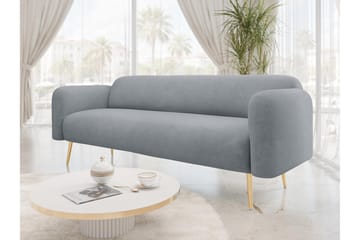 Alros Soffa 3-seter - Grå - Møbler - Sofaer - Fløyelssofaer