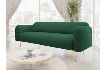 Alros Soffa 3-seter - Grønn - Møbler - Sofaer - Fløyelssofaer