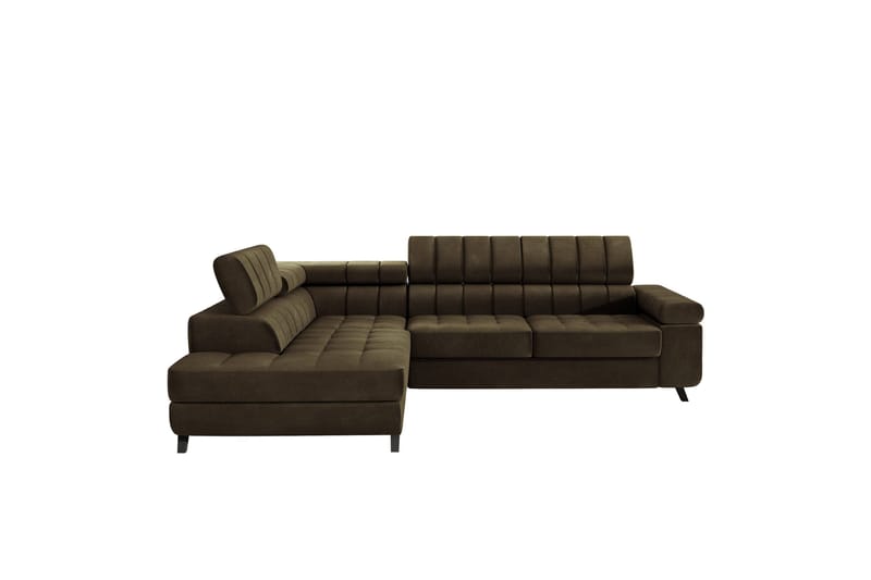 Amshyttan Sofa med Sjeselong 3-seter, Brun