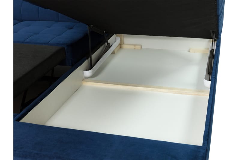 Amshyttan Sofa med Sjeselong 3-seter - Grønn - Møbler - Sofaer - Fløyelssofaer