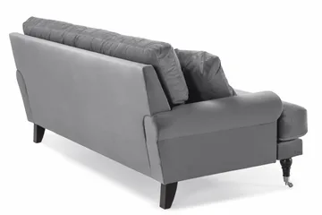 Andrew 2-seters Fløyelssofa - Lys grå - Møbler - Sofaer - Fløyelssofaer