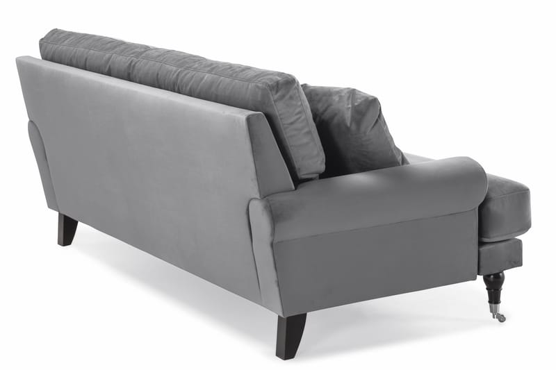 Andrew 2-seters Fløyelssofa - Lys grå - Møbler - Sofaer - Fløyelssofaer