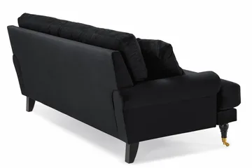 Andrew 2-seters Fløyelssofa - Svart - Møbler - Sofaer - Fløyelssofaer