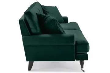 Andrew 3-seters Fløyelssofa - Grønn - Møbler - Sofaer - Fløyelssofaer