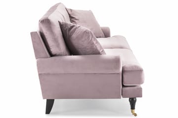 Andrew 3-seters Fløyelssofa - Lilla - Møbler - Sofaer - Fløyelssofaer