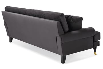 Andrew 3-seters Fløyelssofa - Mørk grå - Møbler - Sofaer - Fløyelssofaer