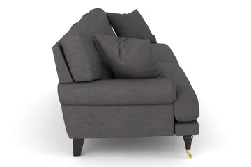 Andrew 3-seters Stoffsofa - Mørk grå - Møbler - Sofaer - Howard-sofaer