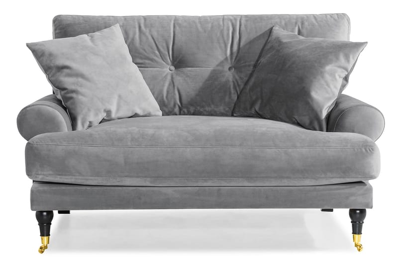 Andrew Howardsofa 142 cm med Hjul i Kordfløyel, Turkis