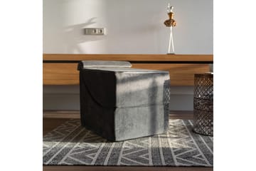 Antigua Daybed med Rygg 50 cm - Antrasitt - Møbler - Sofaer - Fløyelssofaer