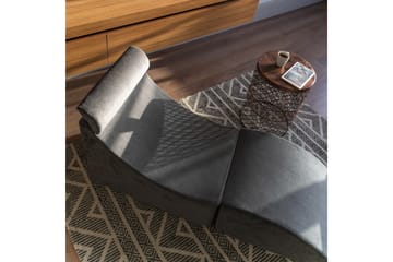 Antigua Daybed med Rygg 50 cm - Antrasitt - Møbler - Sofaer - Fløyelssofaer