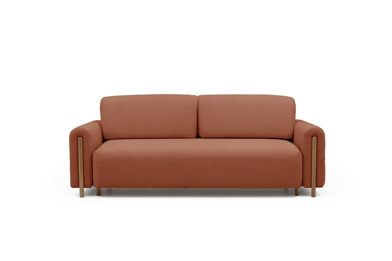 Arcadova 3-seter Sofa, Brun
