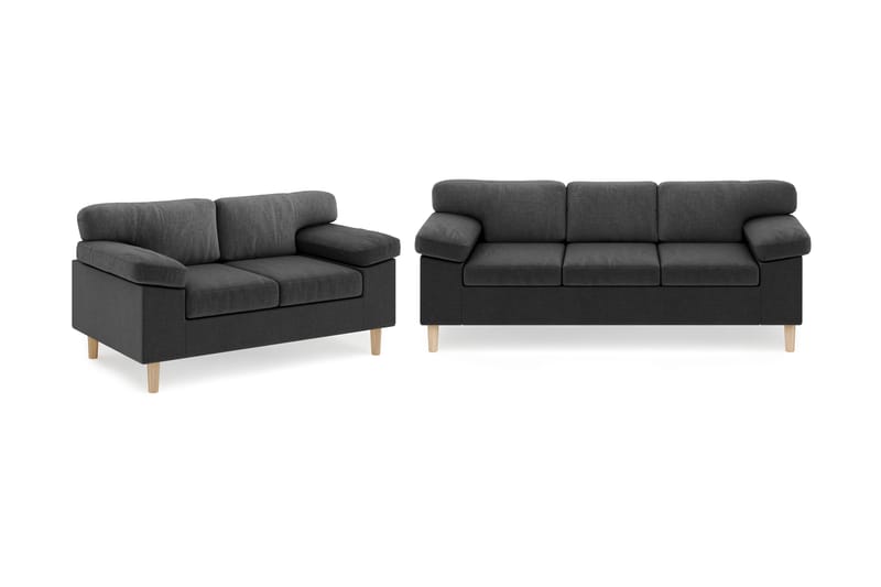 Askerod Sofagruppe 3-seter Sofa + 2-seter Sofa - Grå - Møbler - Sofaer - Sofagrupper