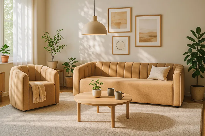 Avadala 3-seter Sofa - Brun - Møbler - Sofaer - 3 seter sofa