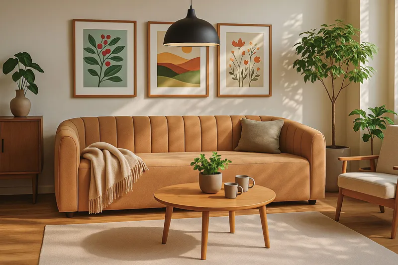 Avadala 4-seter Sofa - Brun - Møbler - Sofaer - 4 seter sofa