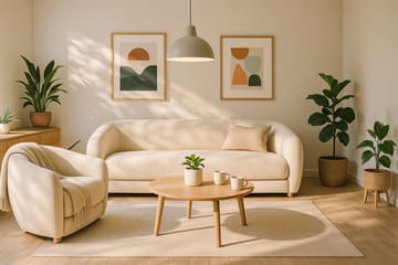 Axelfors 3-seter Sofa - Beige - Møbler - Sofaer - 3 seter sofa