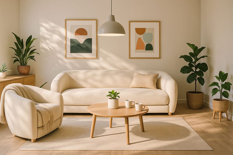 Axelfors 3-seter Sofa - Beige - Møbler - Sofaer - 3 seter sofa