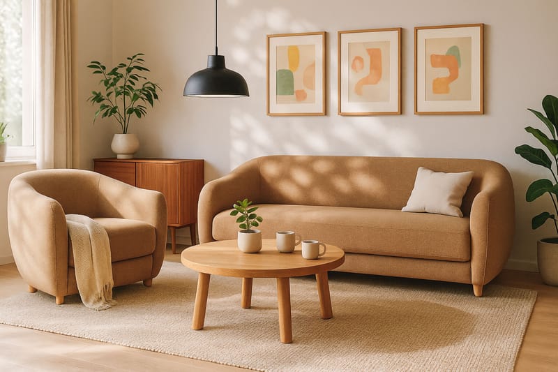 Axelfors 3-seter Sofa - Brun - Møbler - Sofaer - 3 seter sofa