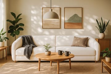 Axelfors 4-seter Sofa - Beige - Møbler - Sofaer - 4 seter sofa