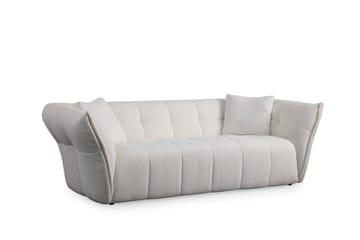 Azzo 3-seters Sofa - Hvit - Møbler - Sofaer - 3 seter sofa