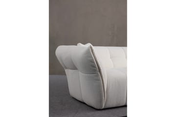 Azzo 3-seters Sofa - Hvit - Møbler - Sofaer - 3 seter sofa