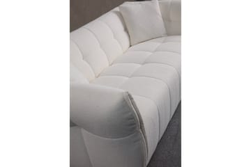 Azzo 3-seters Sofa - Hvit - Møbler - Sofaer - 3 seter sofa