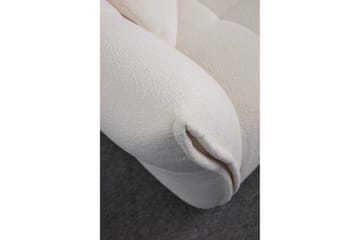 Azzo 3-seters Sofa - Hvit - Møbler - Sofaer - 3 seter sofa