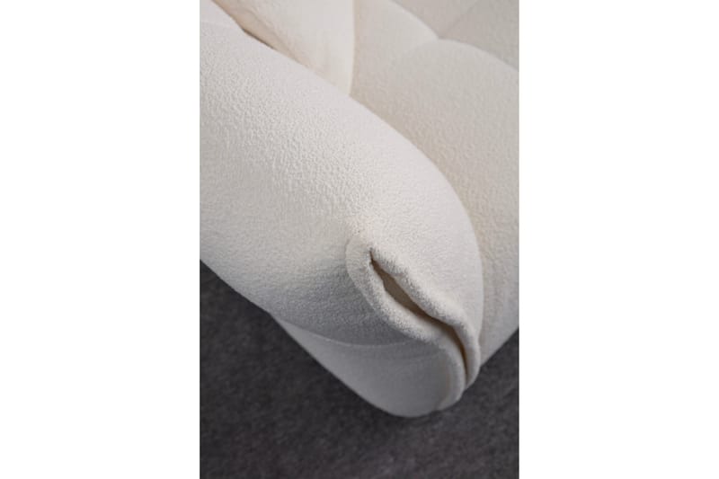 Azzo 3-seters Sofa - Hvit - Møbler - Sofaer - 3 seter sofa