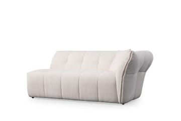 Azzo 4-seters Sofa med Divan - Hvit - Møbler - Sofaer - Sofaer med sjeselong - 4 seters sofa med divan