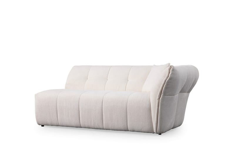 Azzo 4-seters Sofa med Divan - Hvit - Møbler - Sofaer - Sofaer med sjeselong - 4 seters sofa med divan
