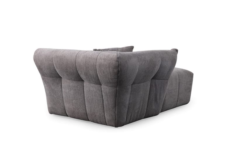 Azzo 4-seters Sofa med Divan - Lysegrå - Møbler - Sofaer - Sofaer med sjeselong - 4 seters sofa med divan