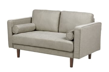 Babur Sofa 2-seter - Taupe/Mørkt tre - Møbler - Sofaer - 2 seter sofa