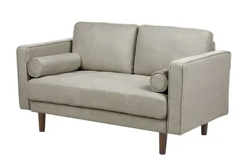Babur Sofa 2-seter - Taupe/Mørkt tre - Møbler - Sofaer - 2 seter sofa