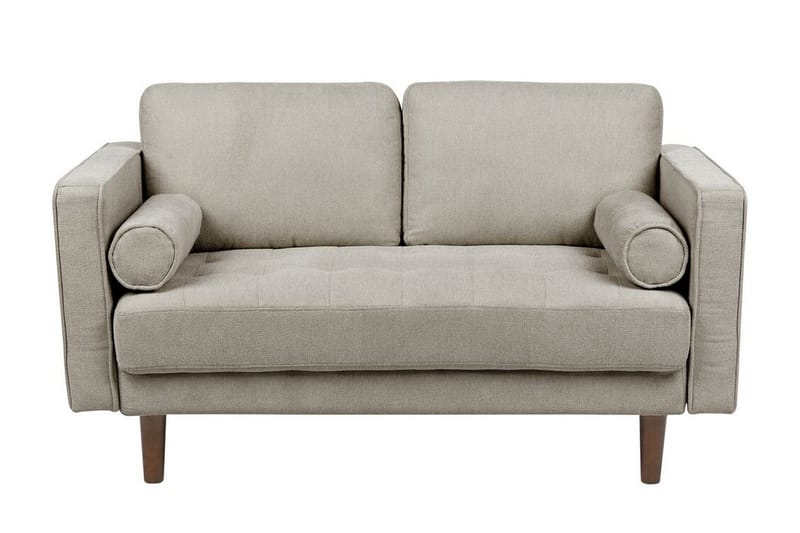 Babur Sofa 2-seter, Taupe/Mørkt tre