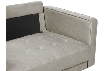 Babur Sofa 2-seter - Taupe/Mørkt tre - Møbler - Sofaer - 2 seter sofa