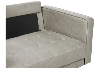 Babur Sofa 2-seter - Taupe/Mørkt tre - Møbler - Sofaer - 2 seter sofa