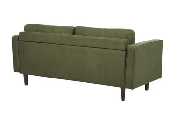 Babur Sofa 3-seter - Grønn/Mørkt tre - Møbler - Sofaer - 3 seter sofa