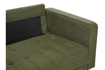 Babur Sofa 3-seter - Grønn/Mørkt tre - Møbler - Sofaer - 3 seter sofa