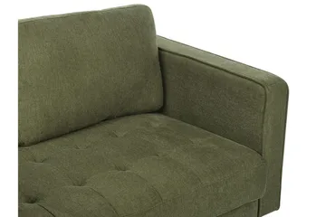 Babur Sofa 3-seter - Grønn/Mørkt tre - Møbler - Sofaer - 3 seter sofa